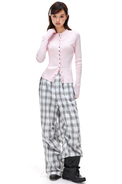 Bright Silver Heart Cardigan