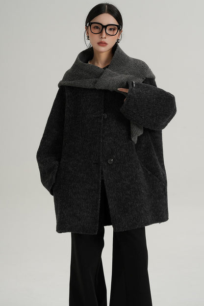 Temperament Woolen Coat