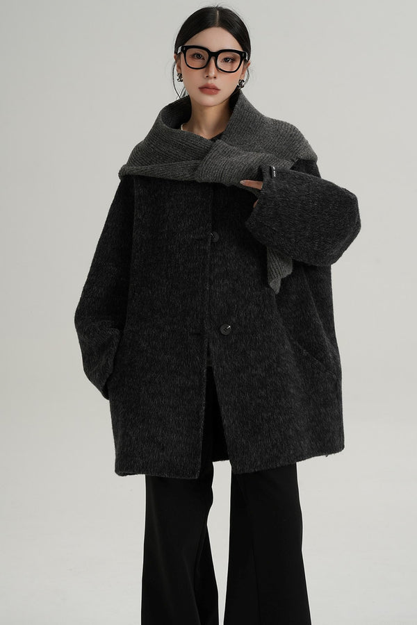 Temperament Woolen Coat