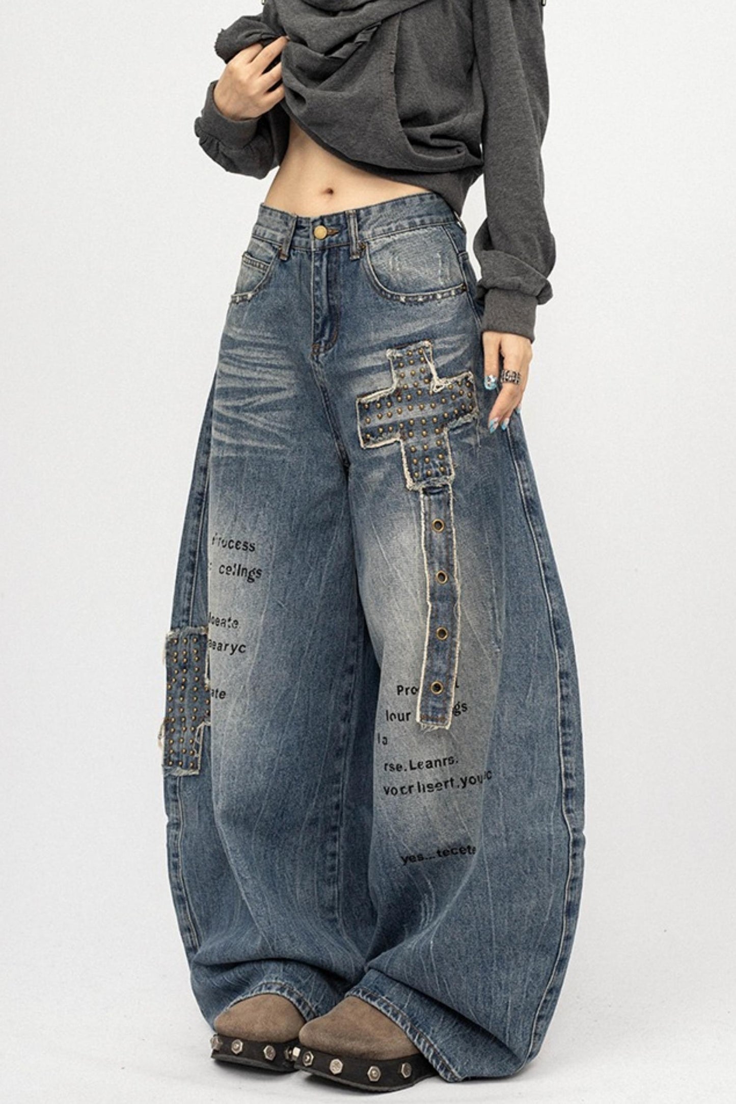 American Spice Girls Wide-Leg Pants