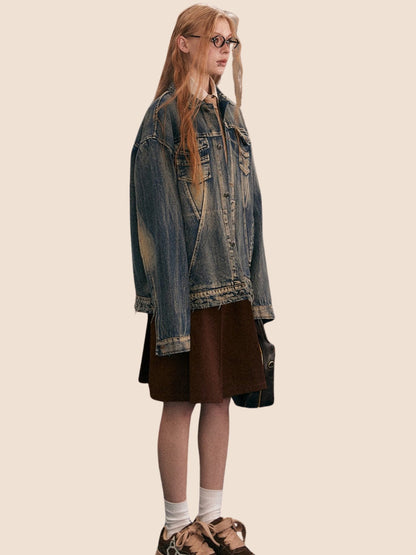 Niche Design Denim Jacket