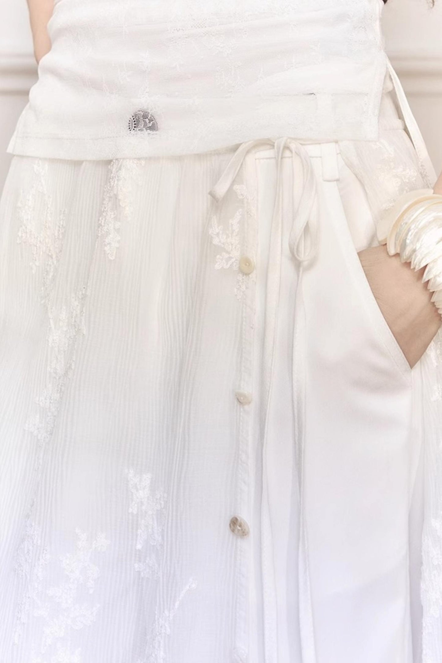 Yuan Wave Stack Pants