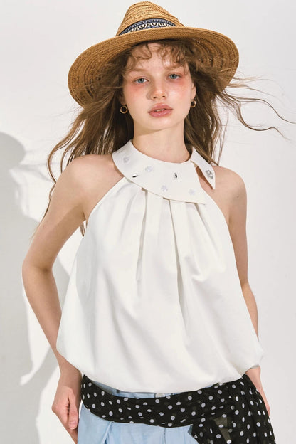 Summer Crinkle Tank Top