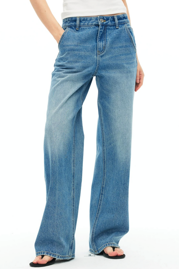 Cotton Vintage Washed Jeans