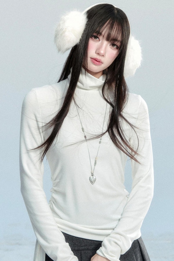 Winter Lace High Neck Top