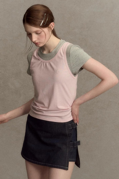 Slim Fit Two-Piece Tee