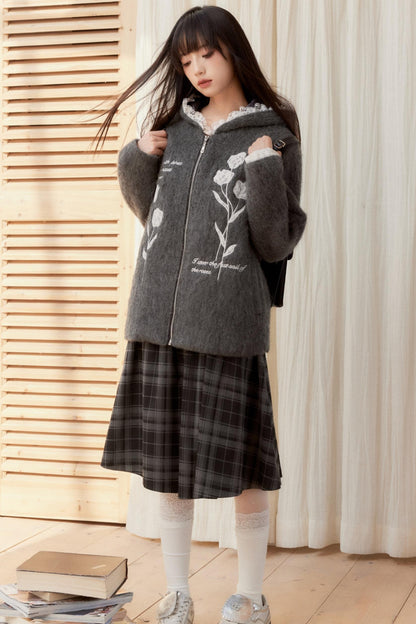 [10 31new] fragile shop, the world of little Hepburn Korean college atmosphere skirt autumn and winter