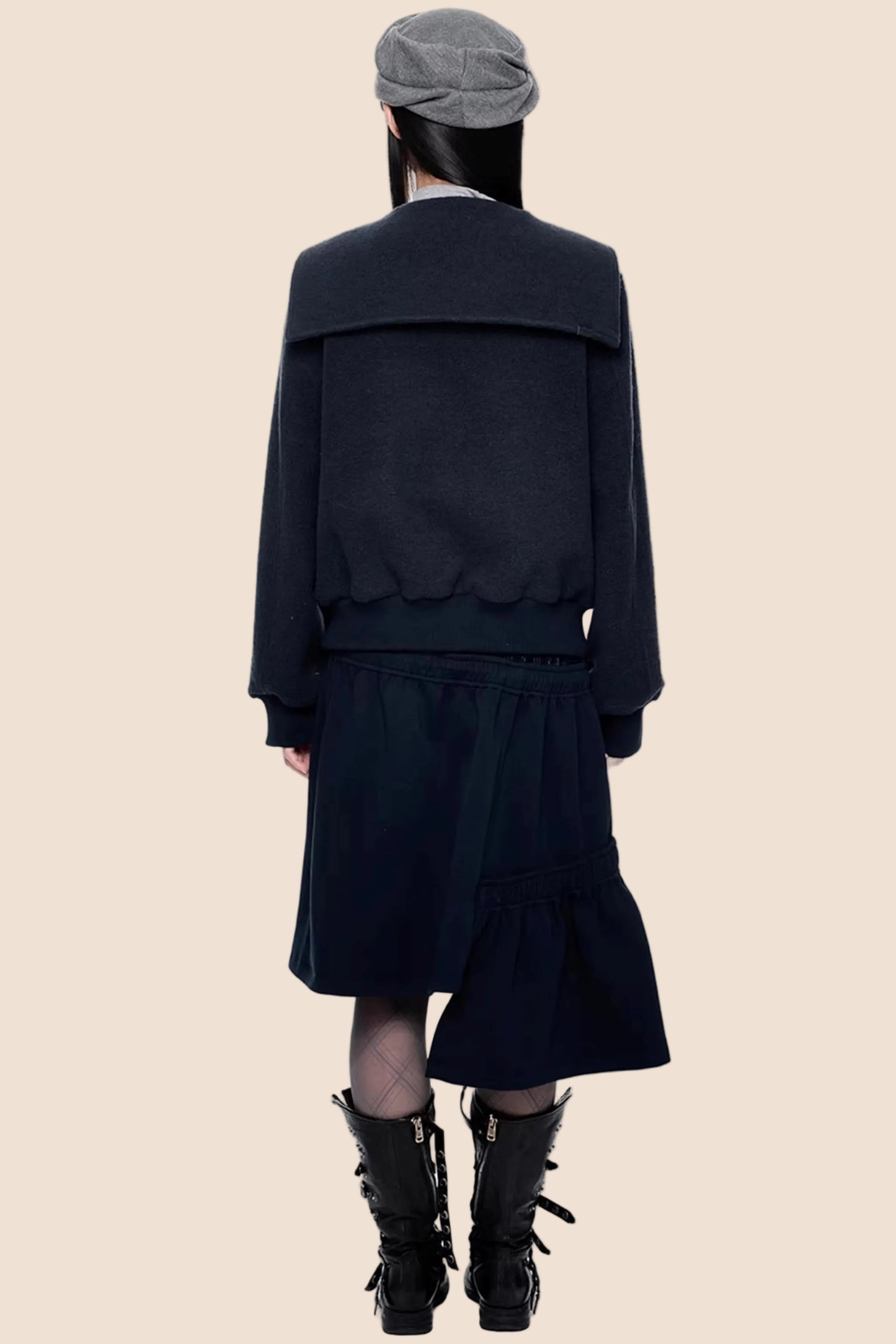 Preppy Vintage Woolen Coat