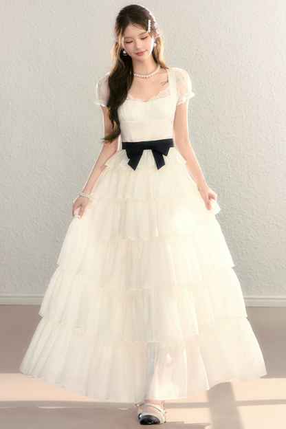 Tiered Mesh Princess Dress