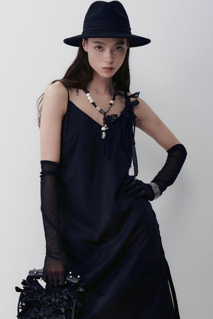 Heart Knitting Glass Necklace