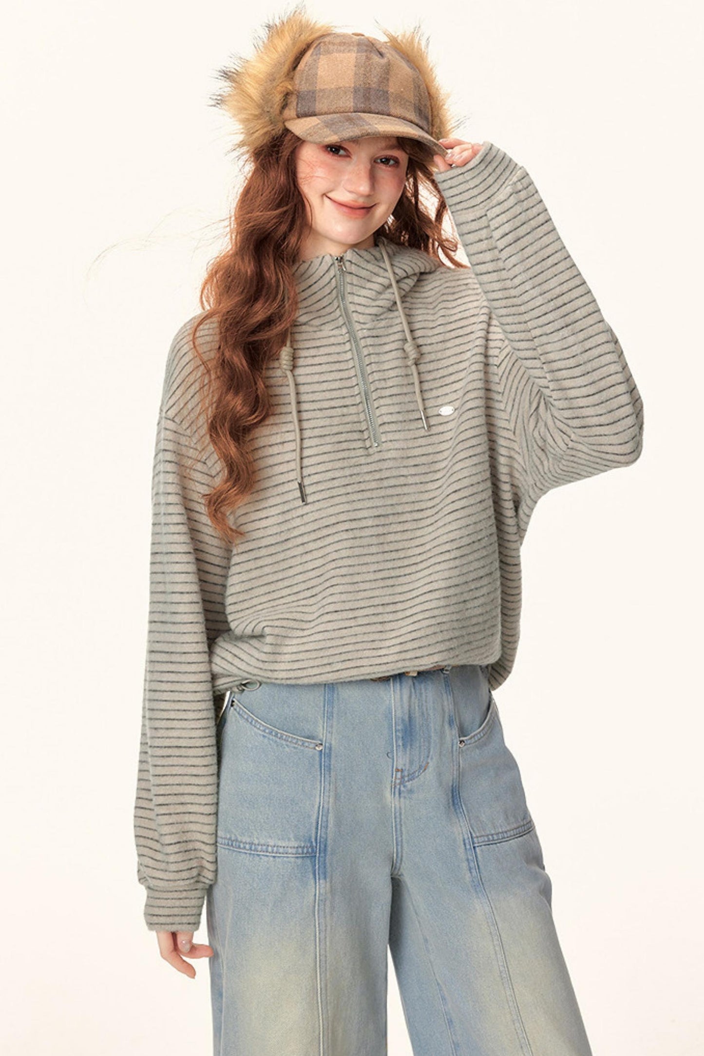 Sweet Rabbit Hooded Top