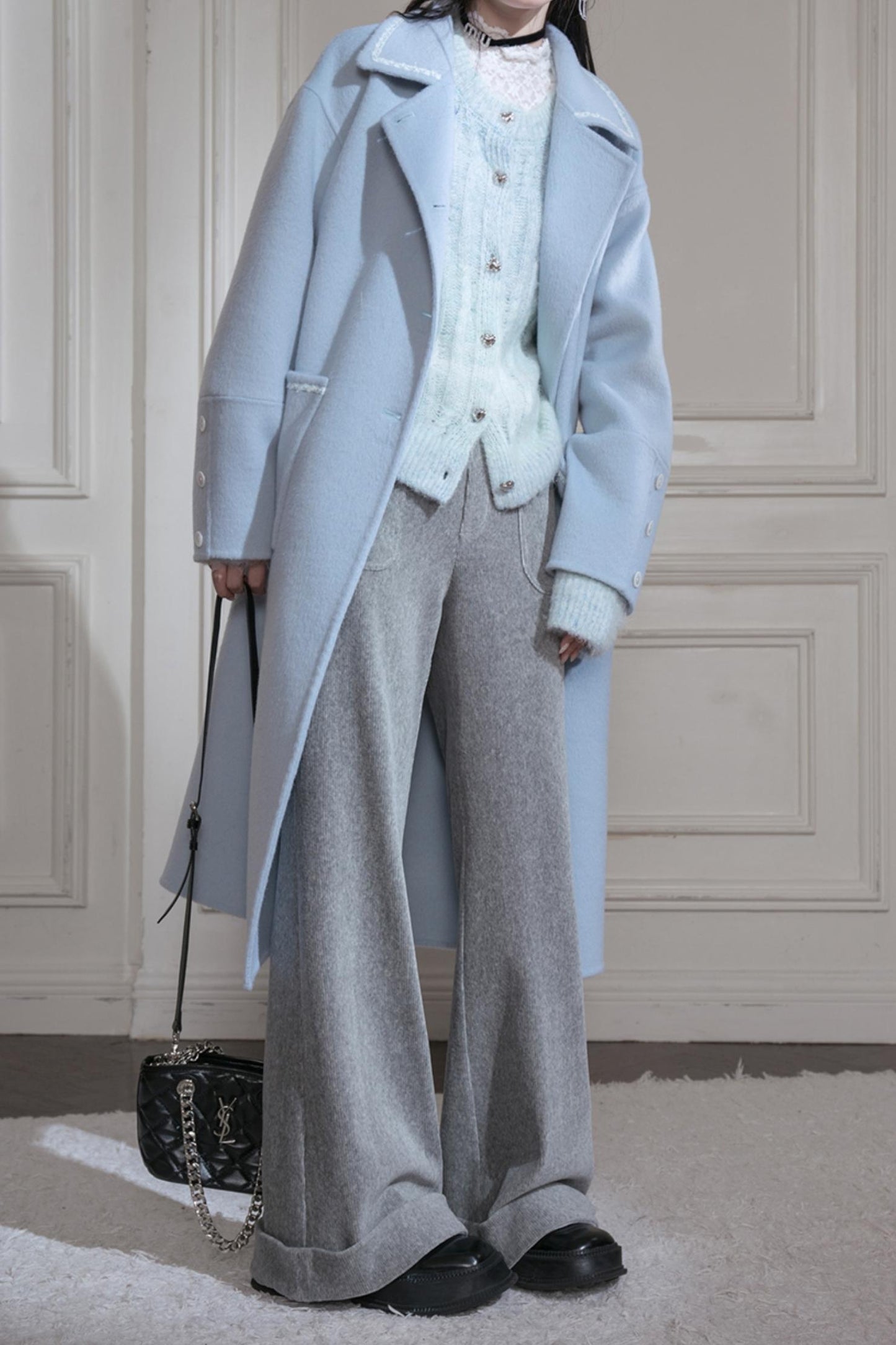 Snow Melt Corduroy Flared Pants