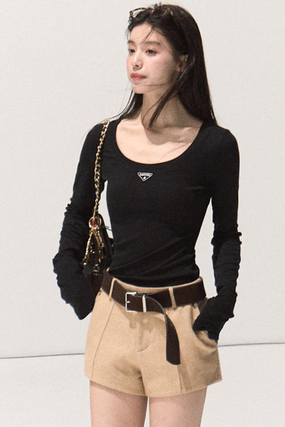 Skin Emotion Wool Knitted Top