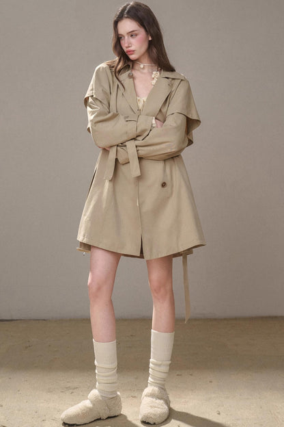 Retro Loose Trench Coat