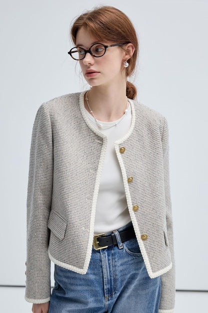 Small Fragrance Cropped Coat