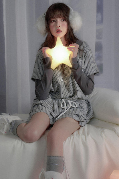 Star Falls Hooded Dress