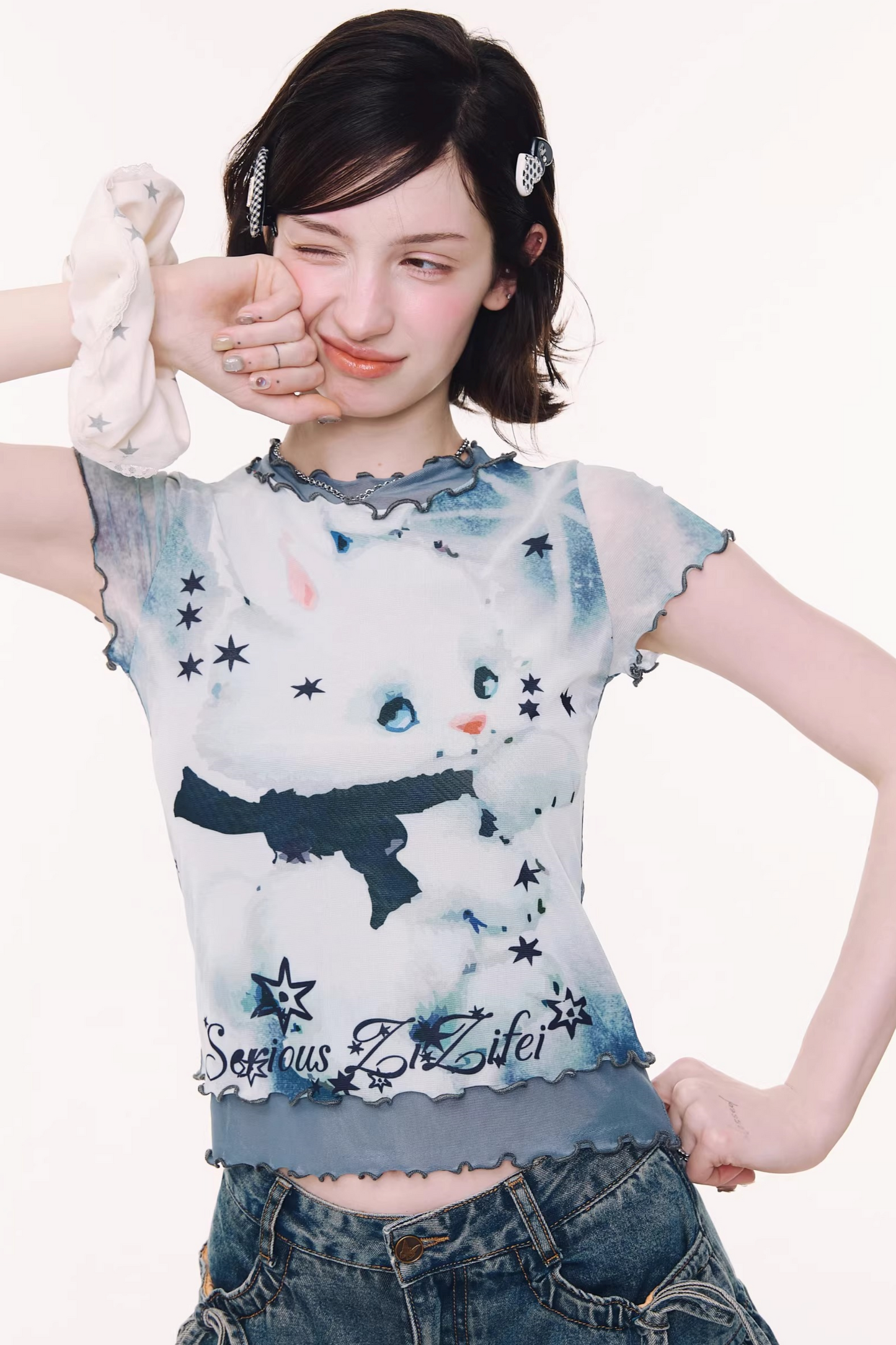 Rabbit Dream Mesh Top