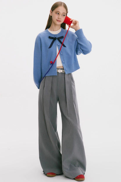 Blueberry Matcha Roll Cardigan