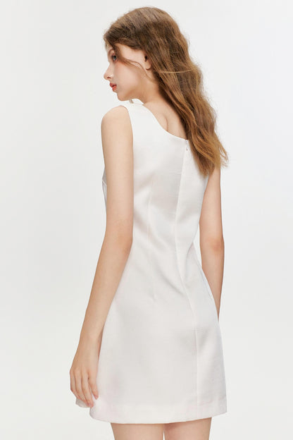 Lunar Elegance Swing Dress