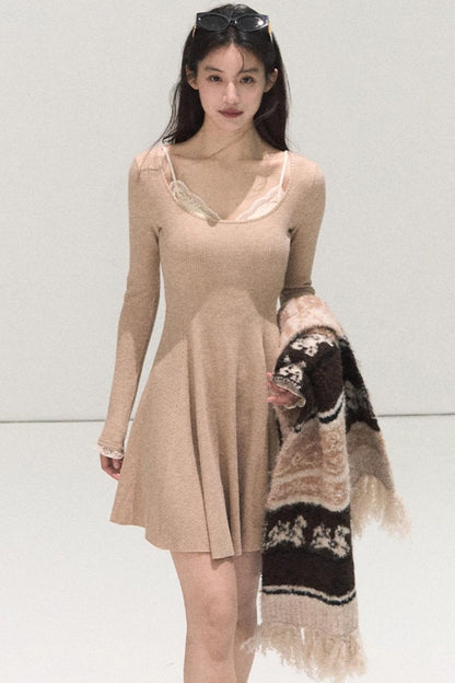 Handmade Wool Fair Isle Scarf