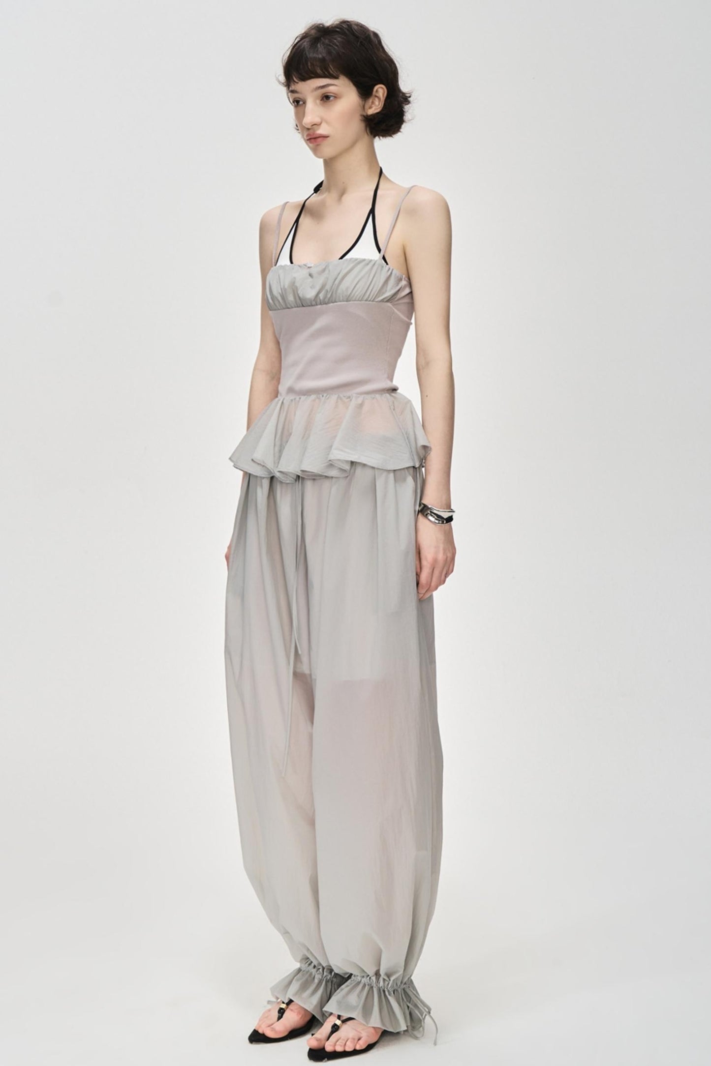 Luxury Glossy Drawstring Pants