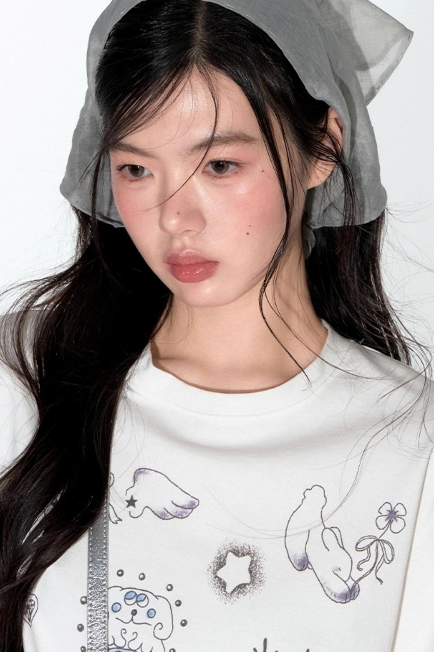 Summer Hand-Painted Cotton Top