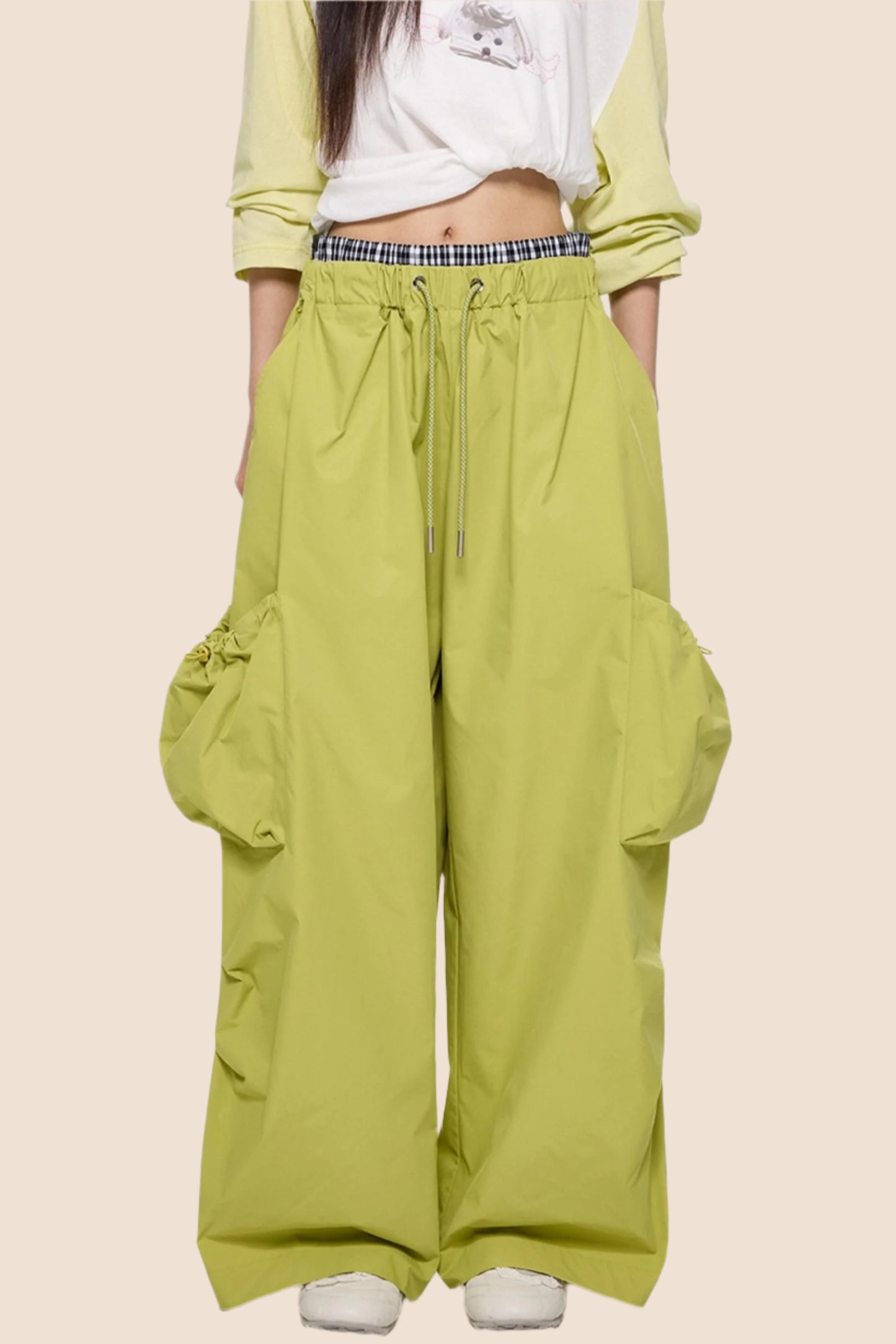 Retro Wide-Leg Pants