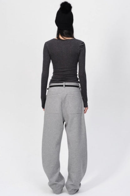 Winter Wide-Leg Sweatpants