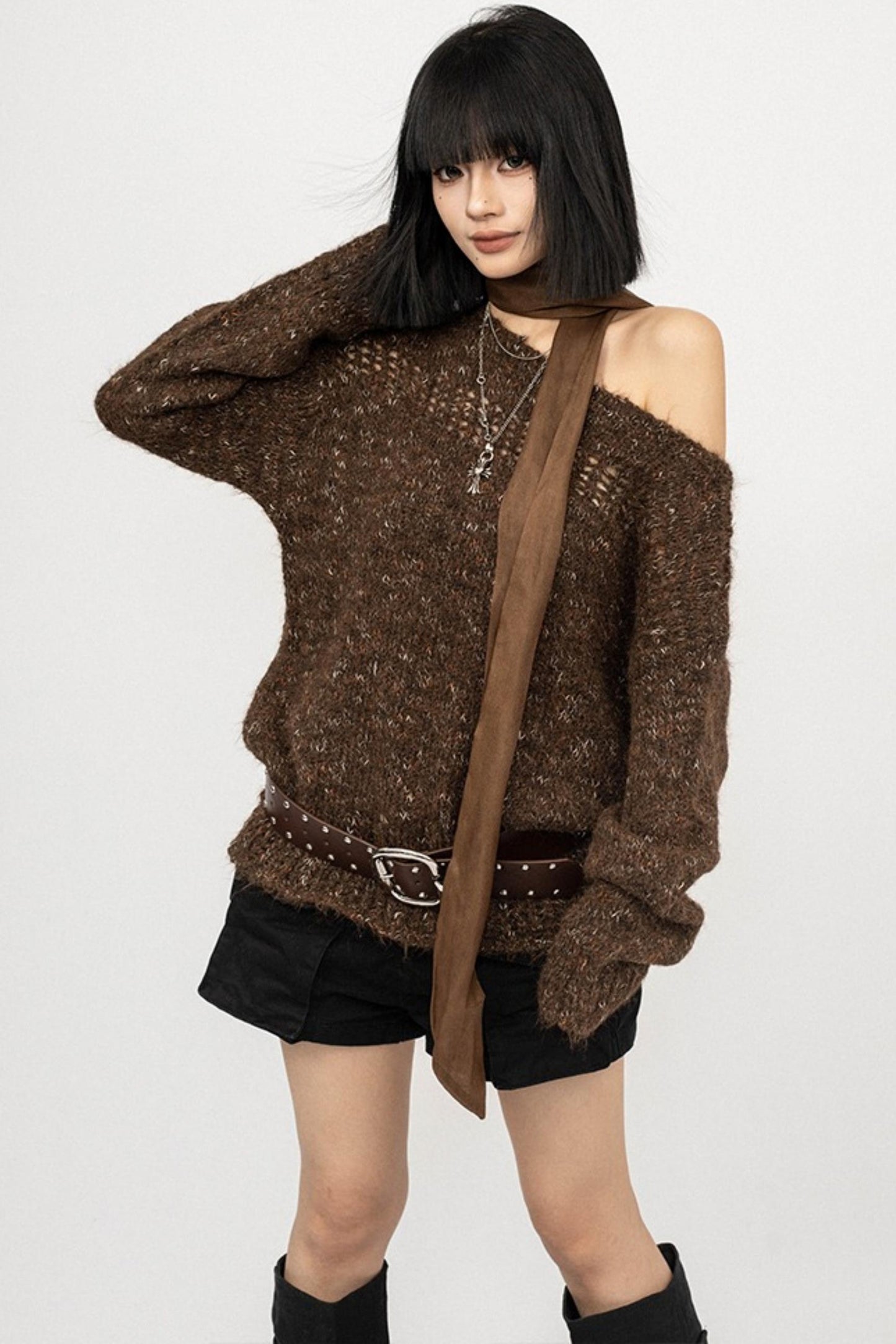 American Spice Girl Knit Sweater Top