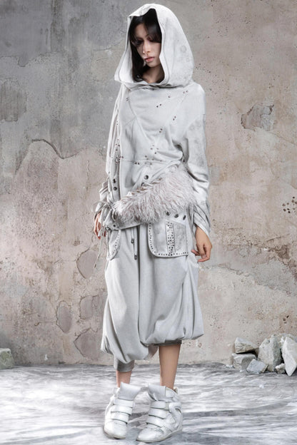 Retro Punk Fur Collar Scarf