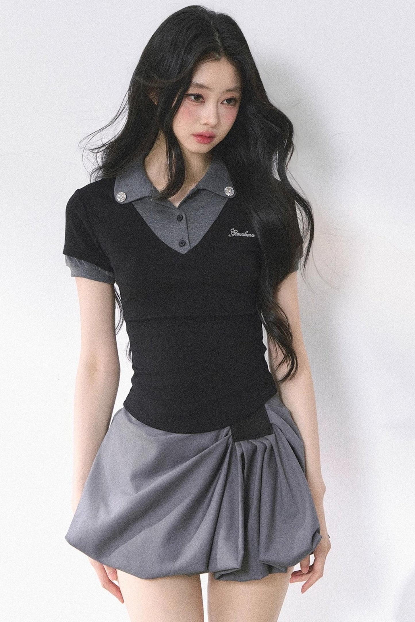 Short Sleeve Off-Shoulder Crop Top