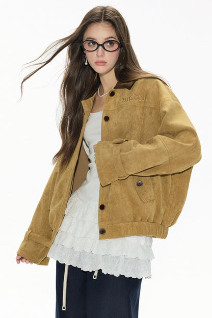 Retro Suede Work Jacket