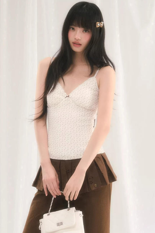 Floral Bow Camisole Top