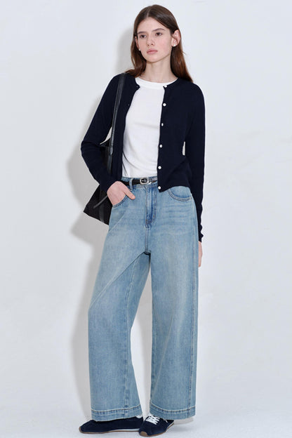Cat Whisker Cropped Jeans