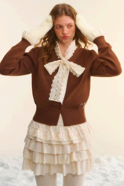 French Lace Retro Skirt