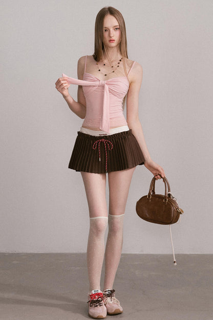 Design Sense Bow Waist Suspender Set