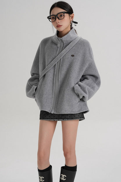 Structured Reversible Wool Jacket