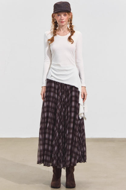 Asymmetrical Crinkled Top