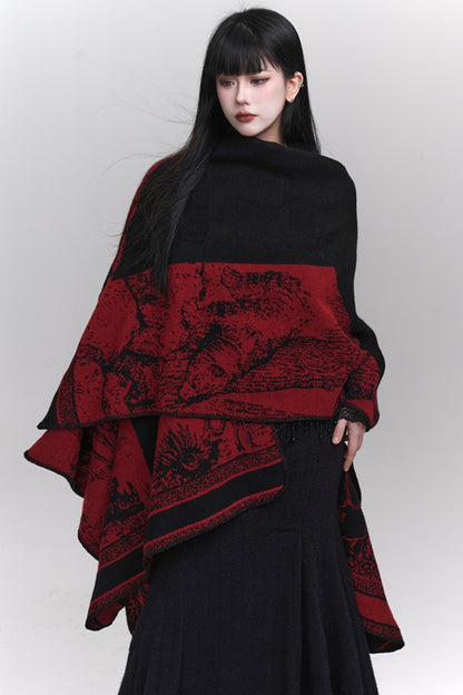 Korean Style Winter Shawl Scarf