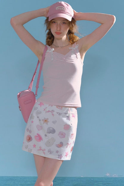 Retro Chic Bow Tank Top