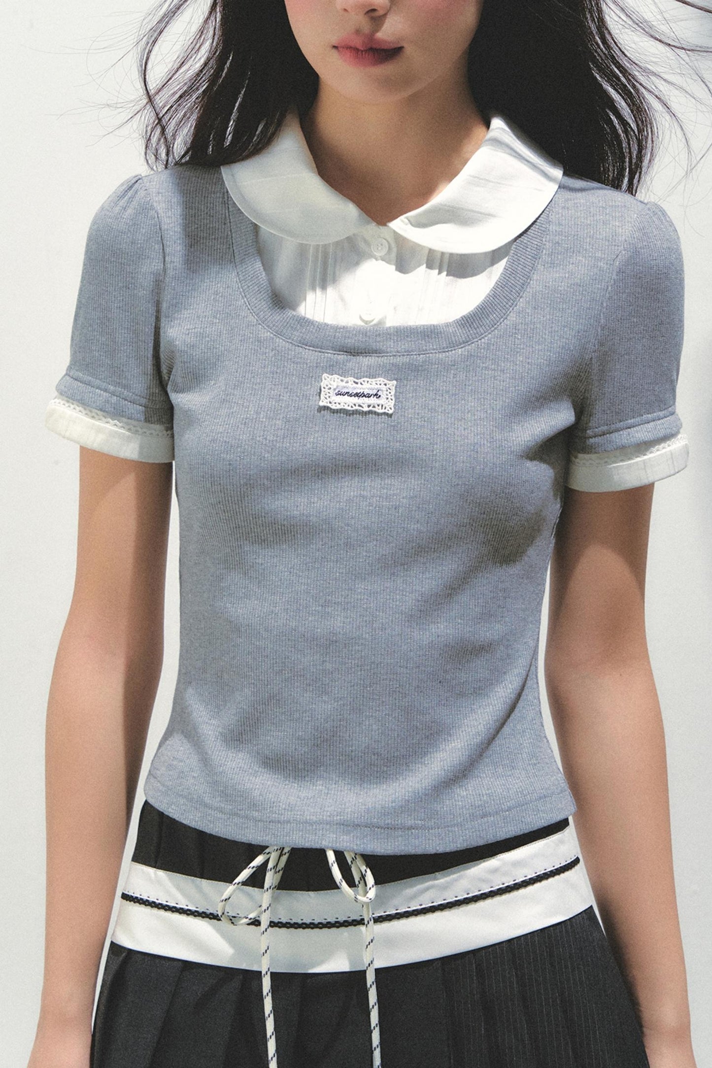 College Chic Knit Tee