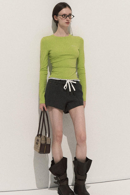 Night Woolen Short Pants