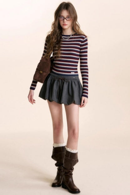 Geek Chic Striped Wool Sweater