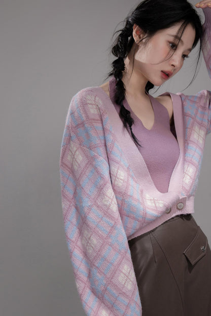 Rich Brown Leather Skirt