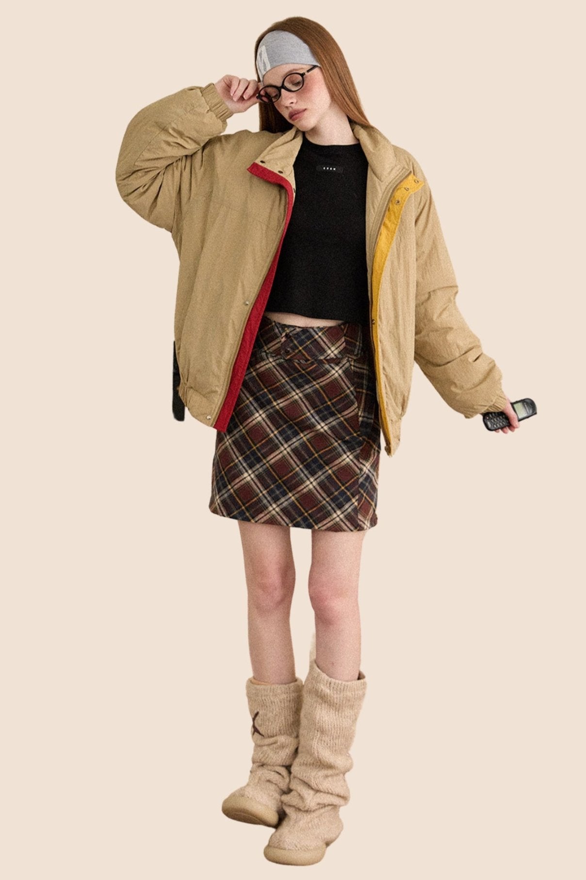 Retro Lapel Thickened Padded Jacket