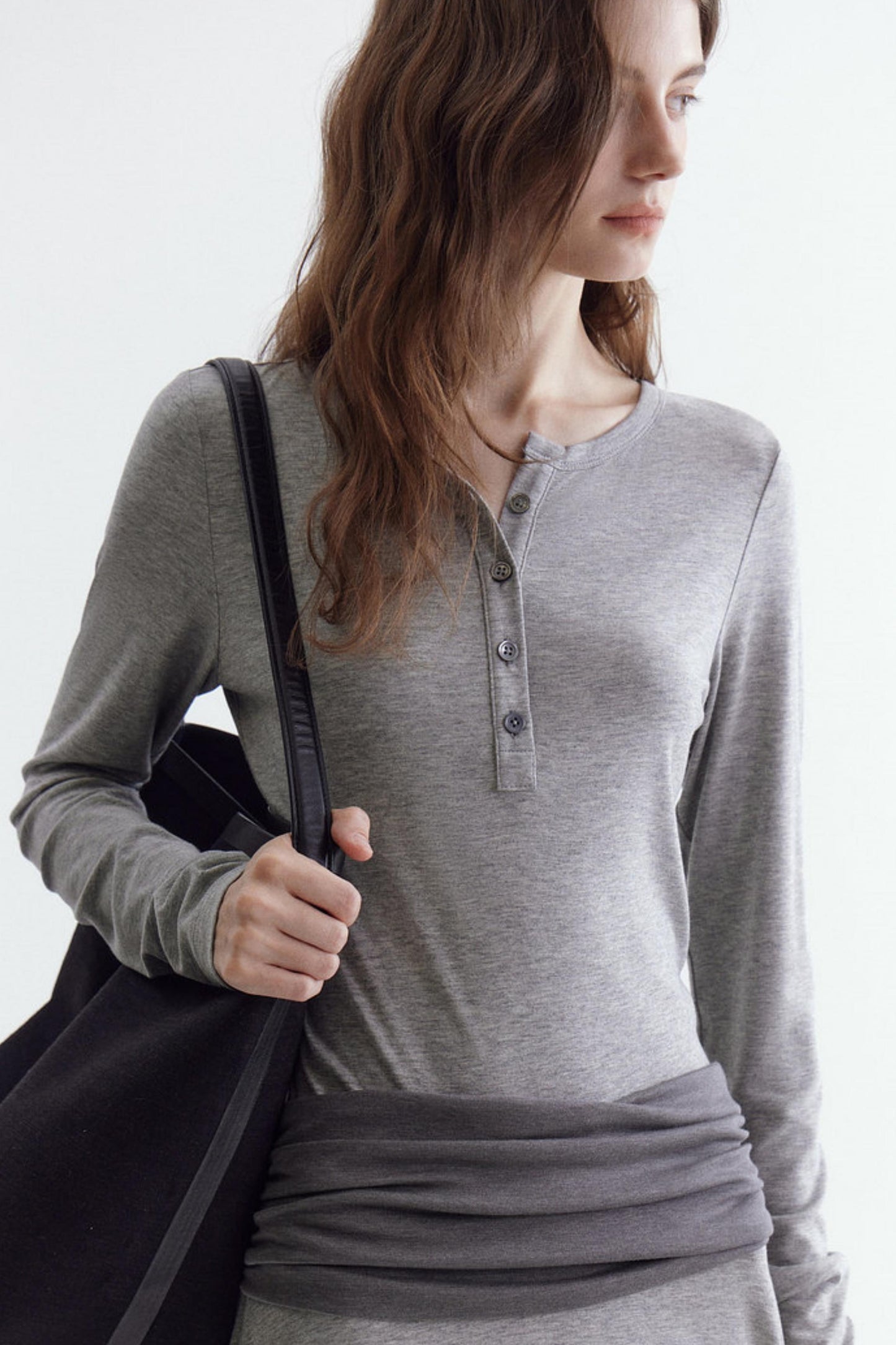 Tencel Wool Irregular Dress