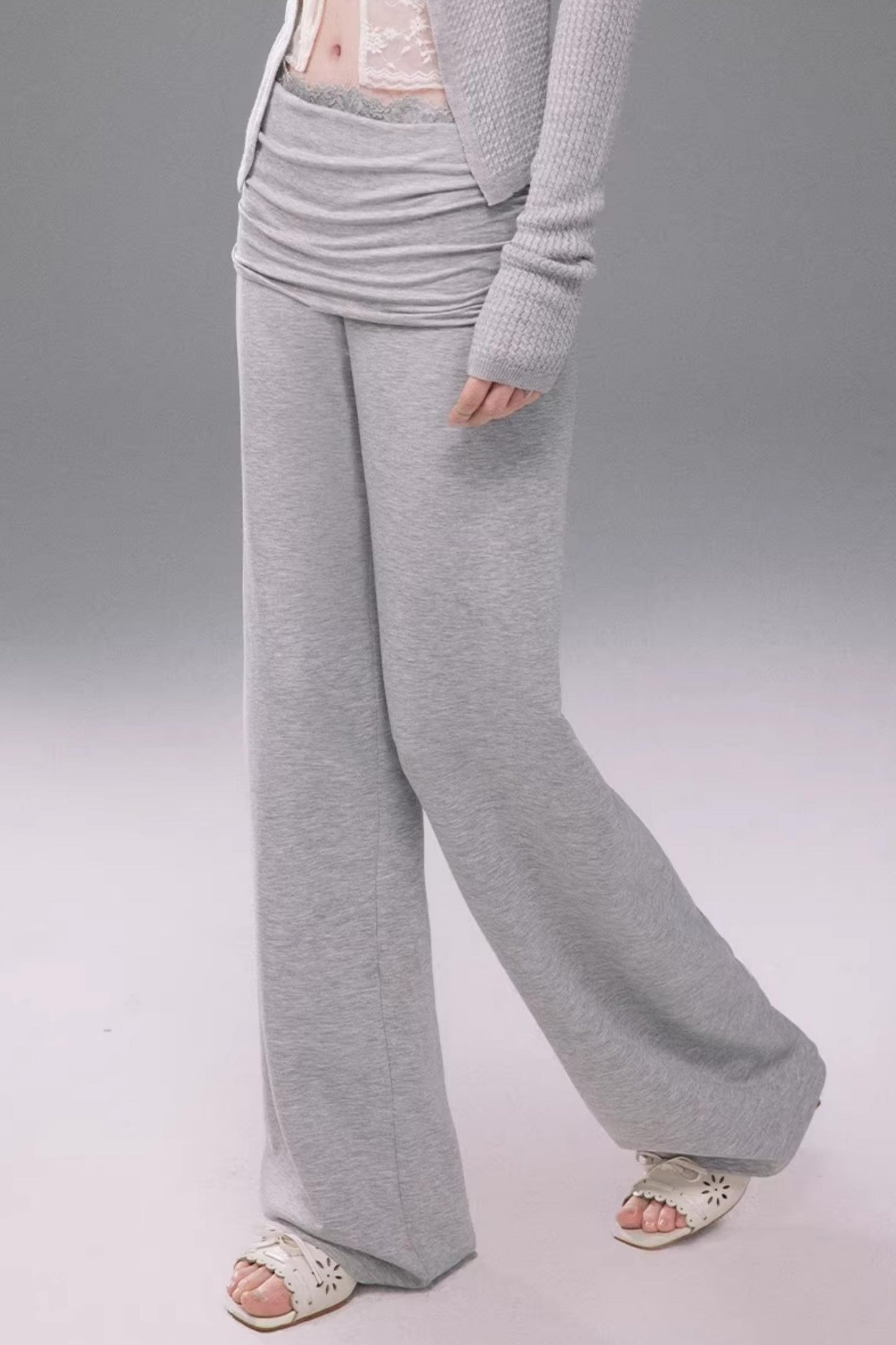 Fold-Over Waistband Pants