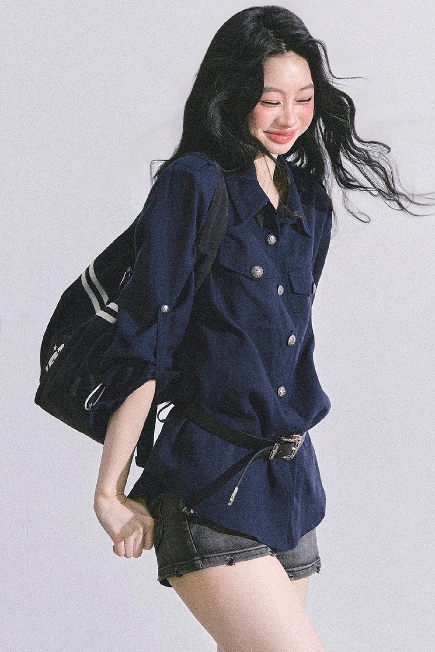 Autumn White Polo Shirt & Pants Set-Up