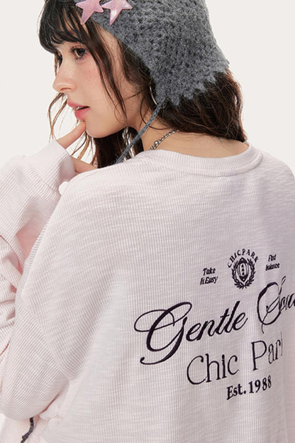 Soft Glutinous Long Sleeve T-Shirt