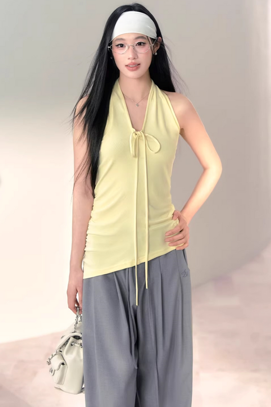 Austrian Sand-Washed Knit Top